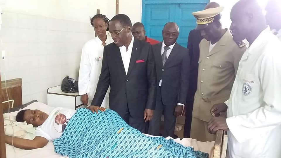 En tournée dans la region du Gbôklè, Le Ministre de la Santé et de l'Hygiène Publique, Dr AKA AOUELE a visité l'hôpital Général de Sassandra. lundi 09 Septembre 2019. En tournée dans la region du Gbôklè, Le Ministre de la Santé et de l'Hygiène Publique, Dr AKA AOUELE a visité l'hôpital Général de Sassandra. lundi 09 Septembre 2019.