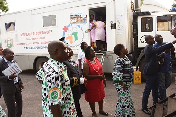 Paquinou 2018 dans le Bélier, les cliniques mobiles étaient présentes
