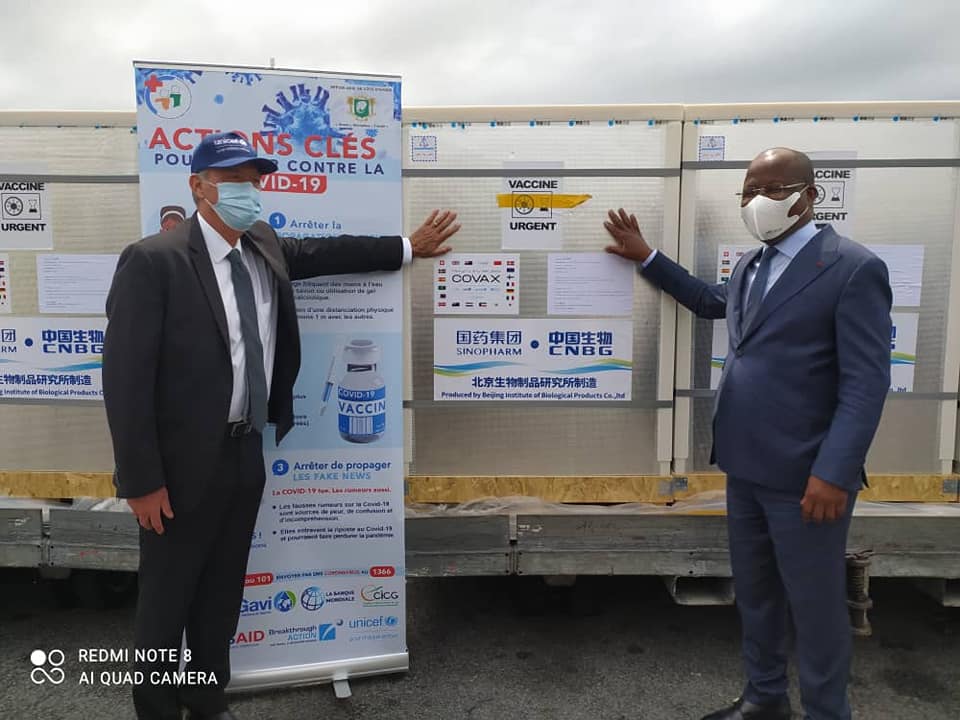 ARRIVÉE DE PLUSIEURS DOSES DE VACCINS CONTRE LA COVID-19 DE TYPE SINOPHARMA ARRIVÉE DE PLUSIEURS DOSES DE VACCINS CONTRE LA COVID-19 DE TYPE SINOPHARMA