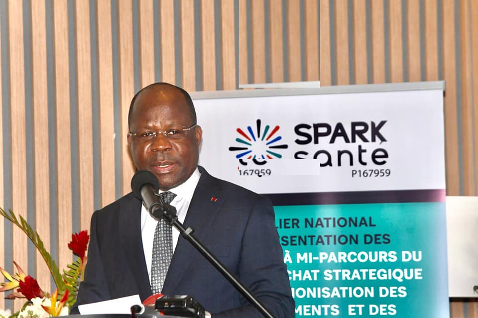 PROJET SPARK-SANTÉ / LE MINISTRE PIERRE DIMBA DRESSE LE BILAN À MI-PARCOURS PROJET SPARK-SANTÉ / LE MINISTRE PIERRE DIMBA DRESSE LE BILAN À MI-PARCOURS