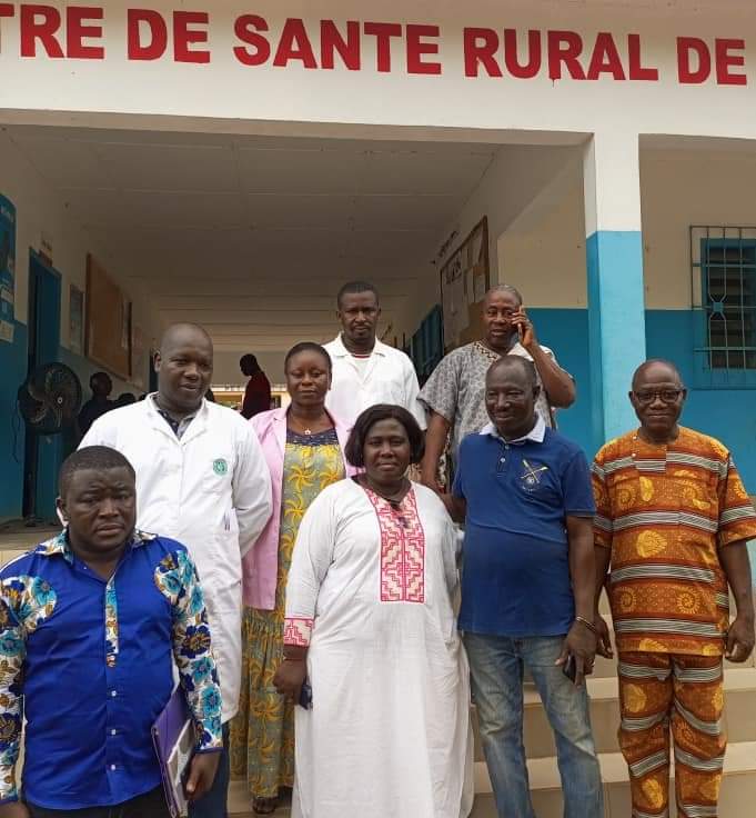 Sous-préfecture de Tiémélékro / Docteur Samira visite le Centre de Santé Rural de Ménou Sous-préfecture de Tiémélékro / Docteur Samira visite le Centre de Santé Rural de Ménou