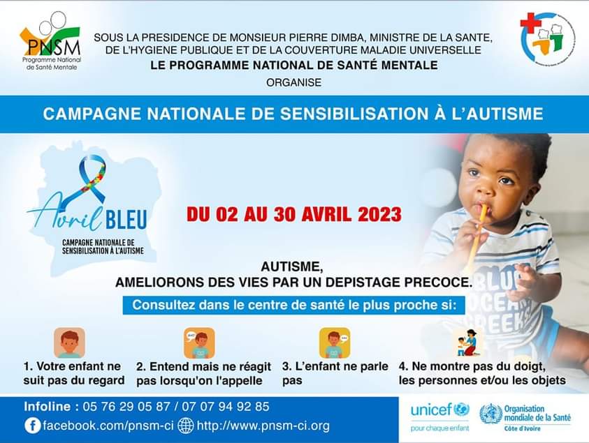 CAMPAGNE NATIONALE DE SENSIBILISATION À L'AUTISME