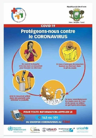 #coronavirus (covid_2019) Protégeons nous contre le coronavirus en mettant en pratique les mesures de prévention recommandées par le Ministère de la Santé et de l'Hygiène Publique.